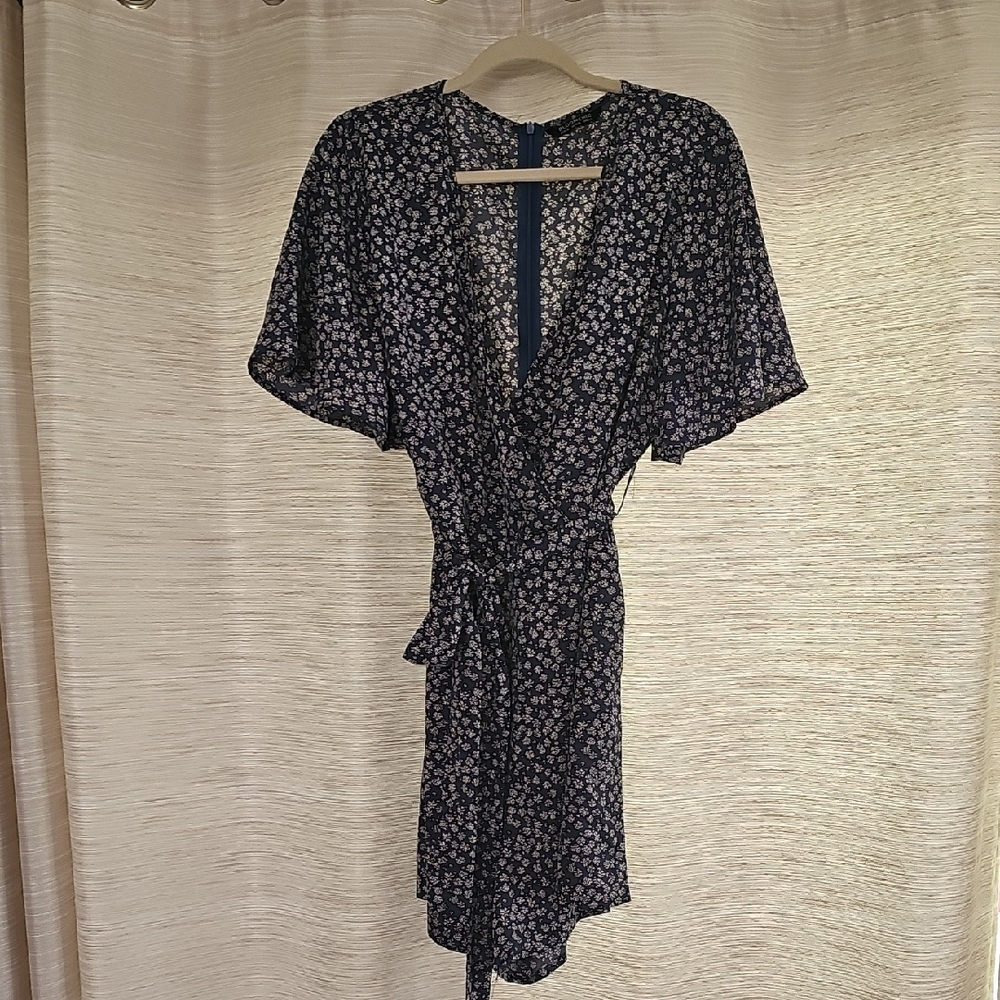 BloomChic Navy Floral Romper
